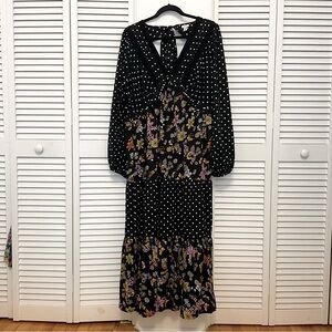 River Island mixed print dress size 14 New